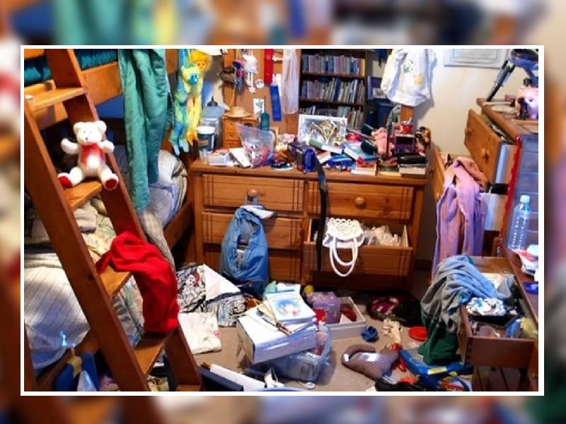 Gana niña de 8 años premio a ÔÇ£La habitación más desordenada!