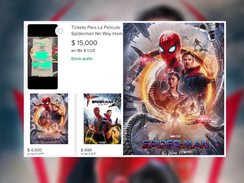 ÔÇÿSpider-Man: No Way HomeÔÇÖ: Revenden boletos hasta en 15 mil pesos