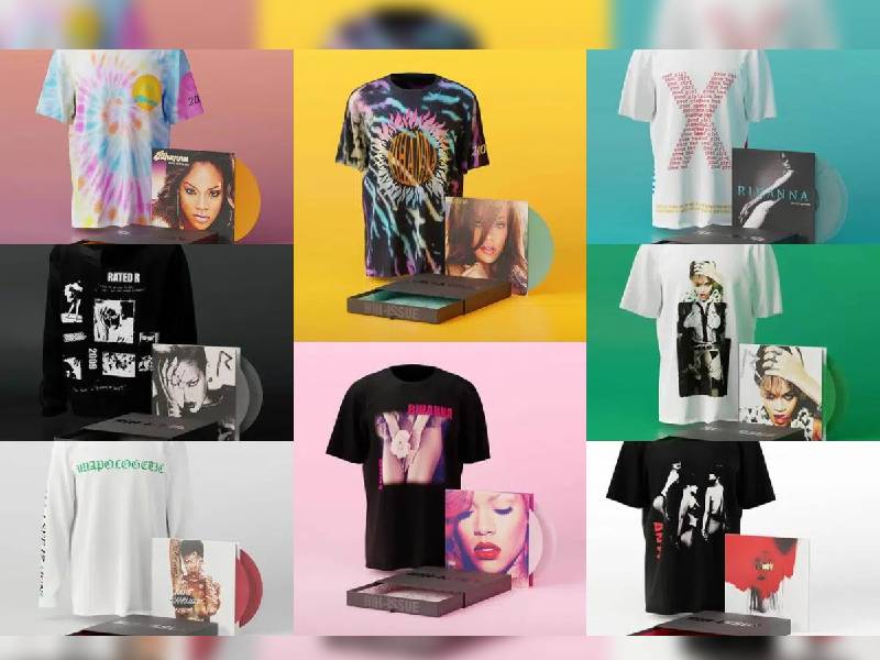 Rihanna anuncia reediciones de sus álbumes con merch edición especial