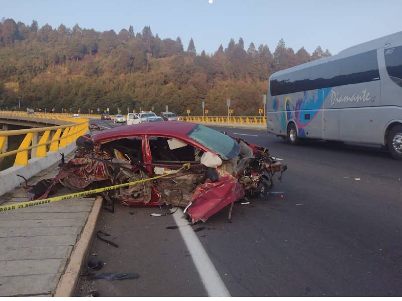 choque en la México-Toluca
