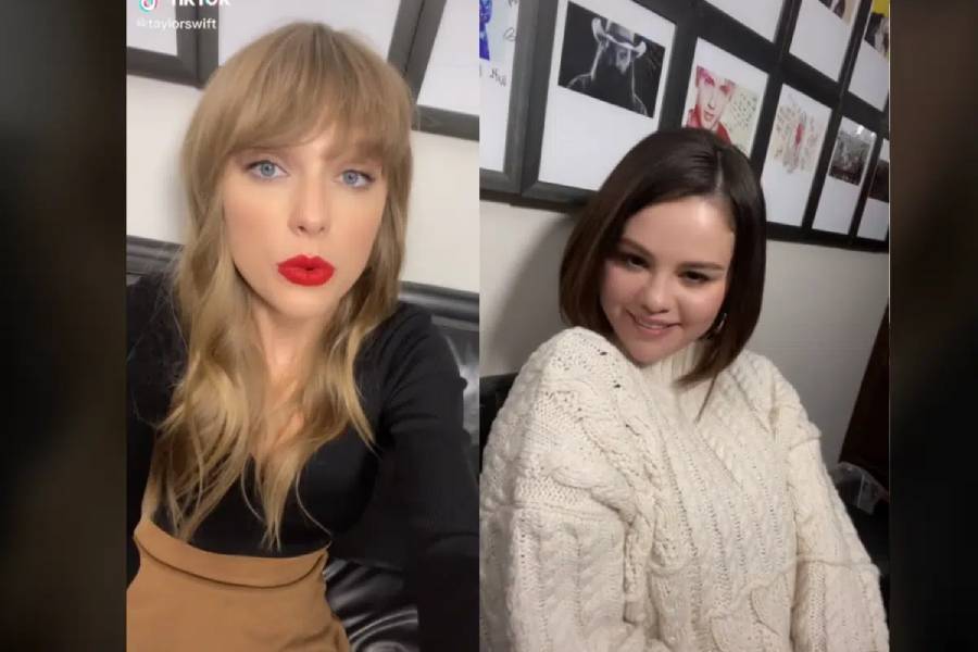 ¿Taylena? Taylor Swift hace un TikTok con Selena Gómez y los internautas enloquecen