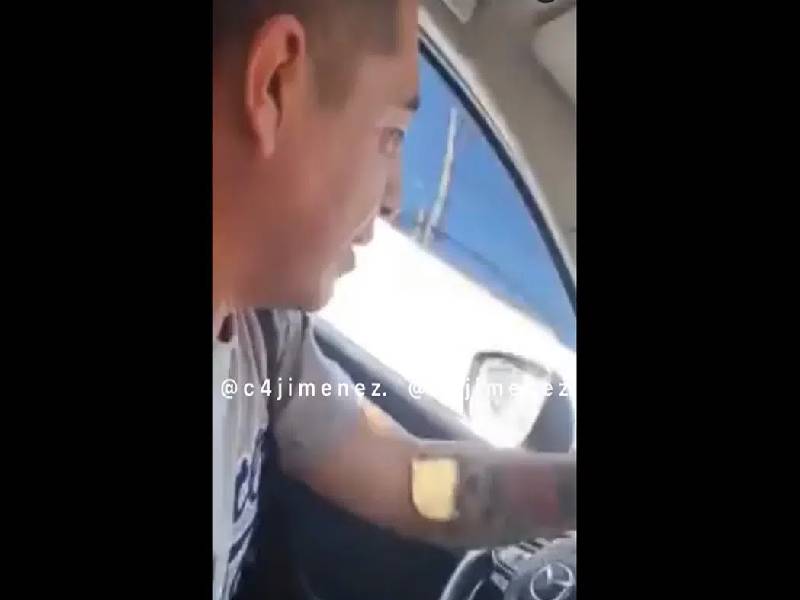 ¡Imágenes fuertes! Captan agresión contra mujer dentro de automóvil en la CDMX