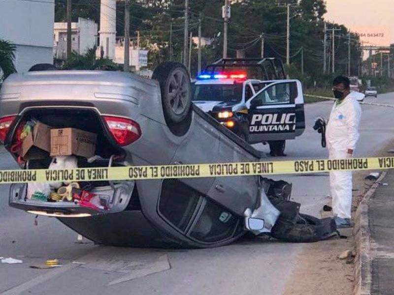 Aparatoso accidente en la Portillo, una mujer perdió la vida