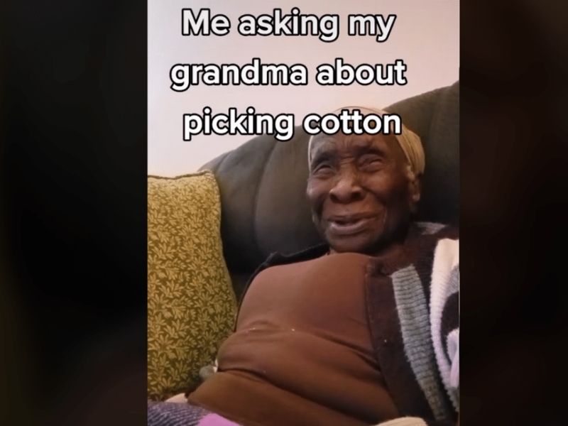 Abuelita recuerda el movimiento de recolección de algodón