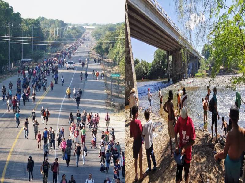 Coparmex y Migración valoran llegada de caravanas migrantes al estado