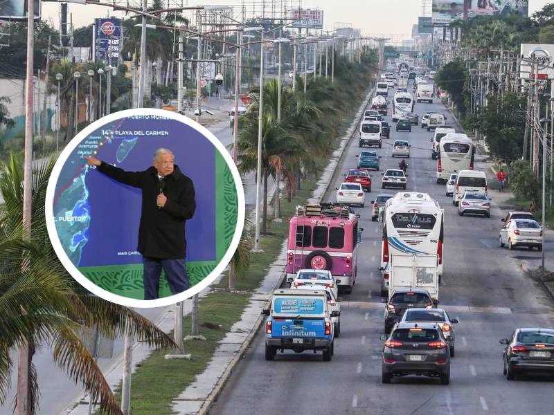 Anuncia AMLO obras por 10 mil mdp en Cancún