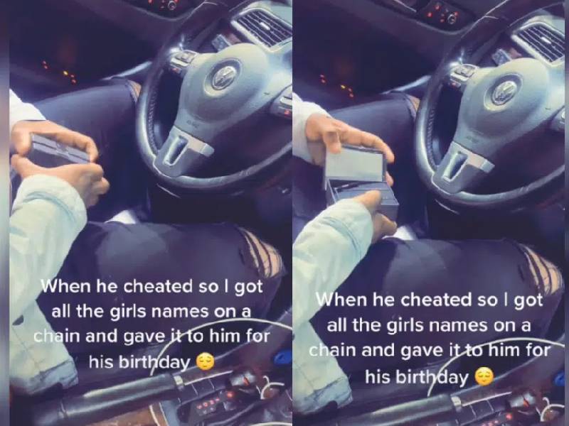 ÔÇÿEl collar de amantesÔÇÖ TikToker expone a su novio infiel con un regalo único