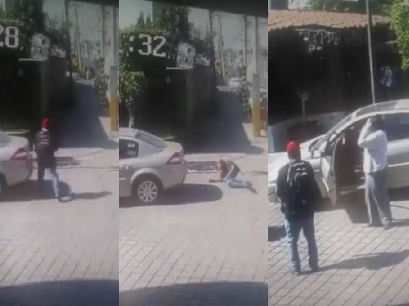 Hombre finge ser atropellado para extorsionar a conductor