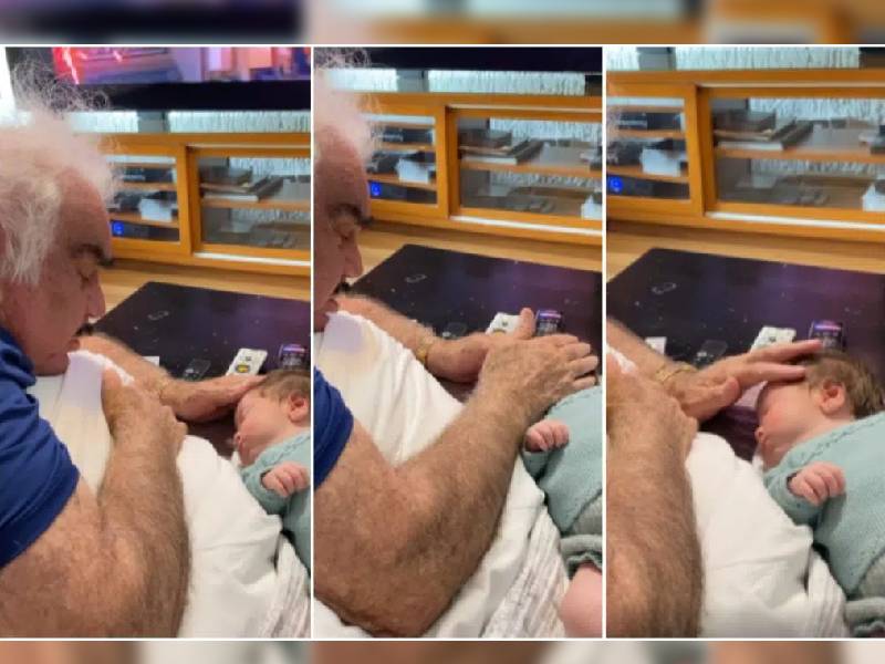 Video. Así le cantaba Vicente Fernández a su bisnieta