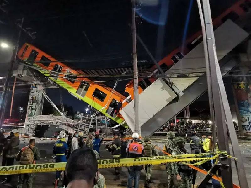 Video. 21 nuevas grietas en la parte elevada de la Línea 12 del Metro
