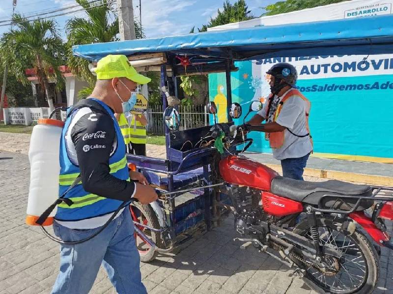 desinfectar vehículos