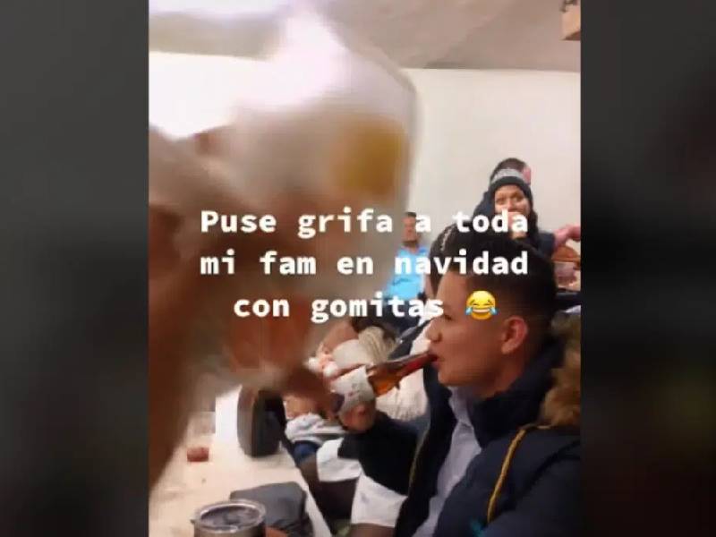 Video: Familia festeja navidad con gomitas de mariguana y se vuelve viral