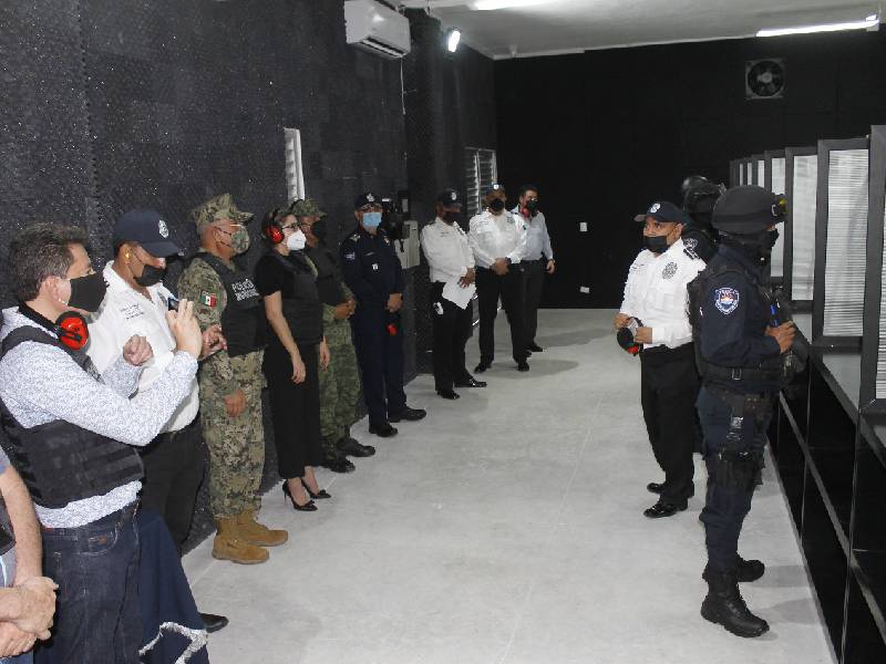 Academía de Policía en Benito Juárez, una de las mejores equipadas en Q.Roo