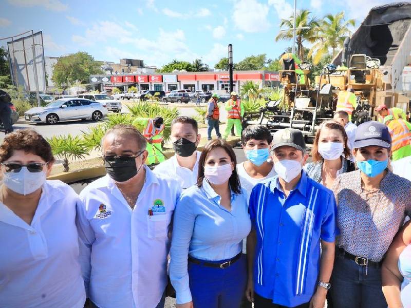 Gobierno estatal y municipal van por mejores vialidades en Solidaridad