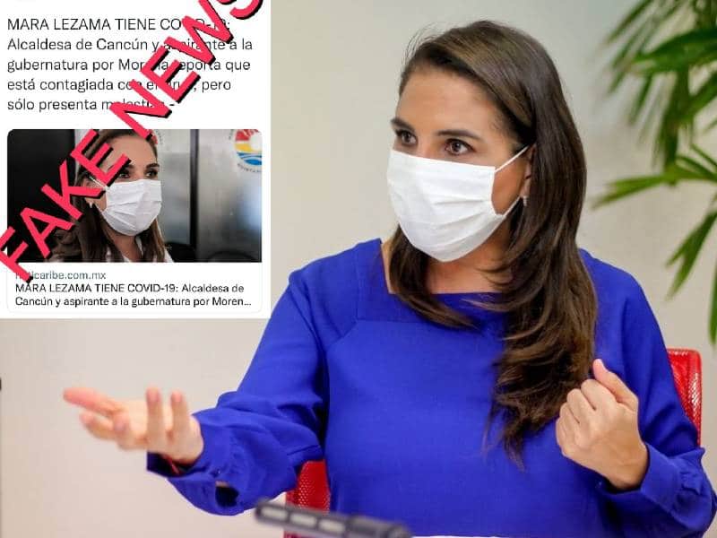 Mara Lezama desmiente que tiene Covid