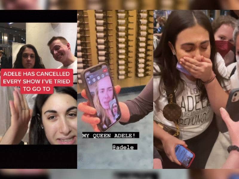 Fan de Adele siempre le cancelan los conciertos pero recibe una gran sorpresa