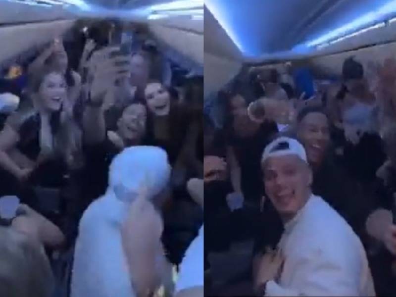 Serán procesados los canadienses por fiesta en vuelo de Montreal a Cancún