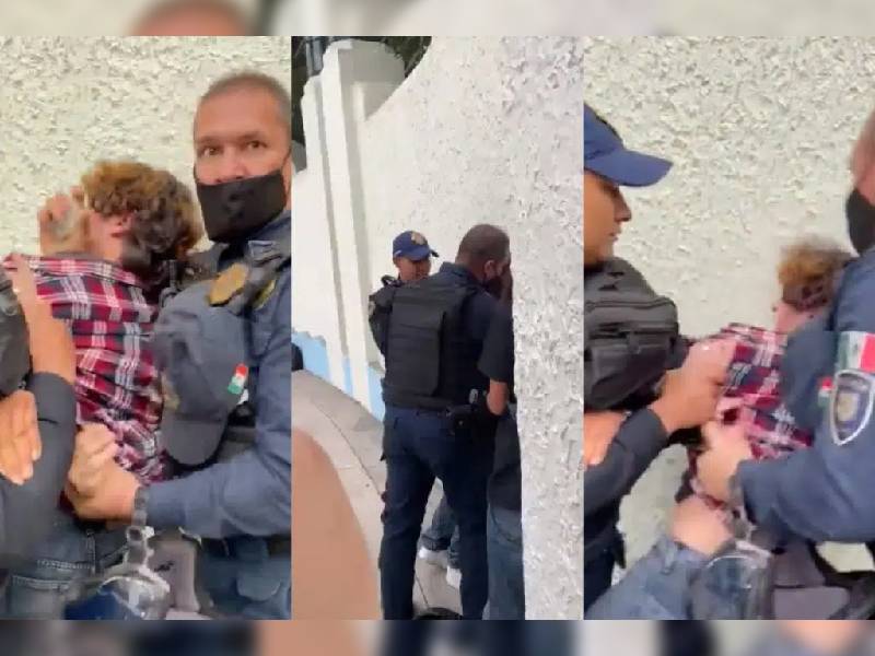 Video. ¡Saca la droga!. Policías de CDMX someten a menor de edad