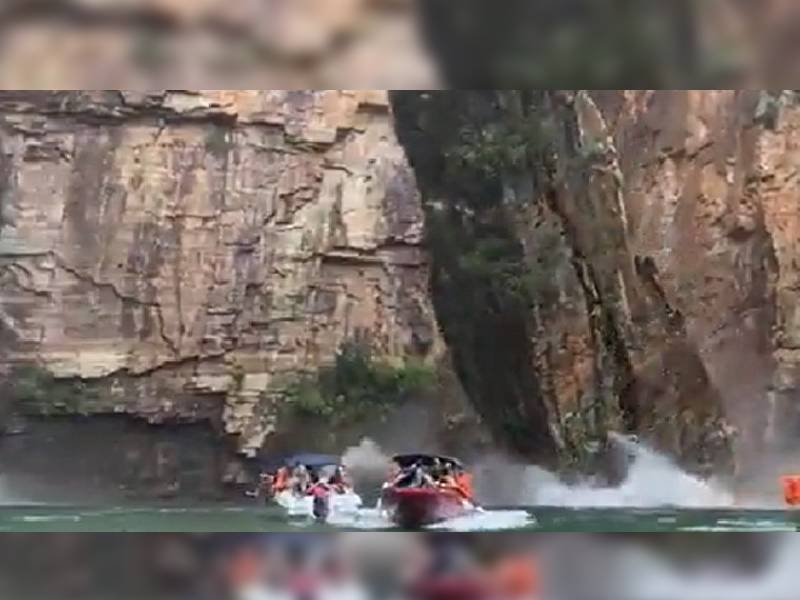 Confirman 10 muertos tras desprendimiento de rocas en lago de Brasil
