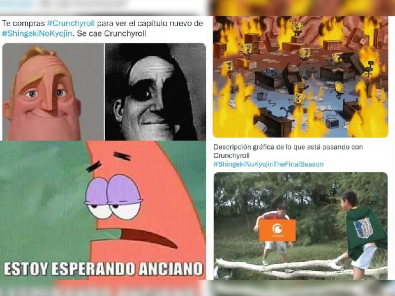 Estos son los mejores memes por la caída de las plataformas Crunchyroll y Funimation