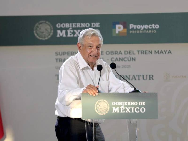Anuncia AMLO cambio de ruta tramo 5 Tren Maya