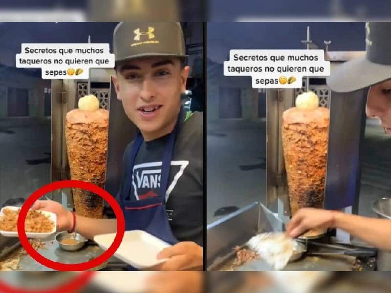Un 'tiktoker' revela cómo se venden tacos con menos carne a un mayor precio