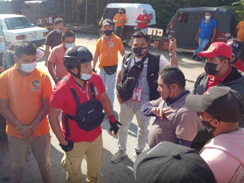 Riña entre sindicatos de mototaxista por disputa de paradero