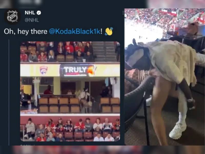 El rapero Kodak Black fue captado en partido de los Panthers haciendo cosas ¿ÔÇÖindebidasÔÇÖ?