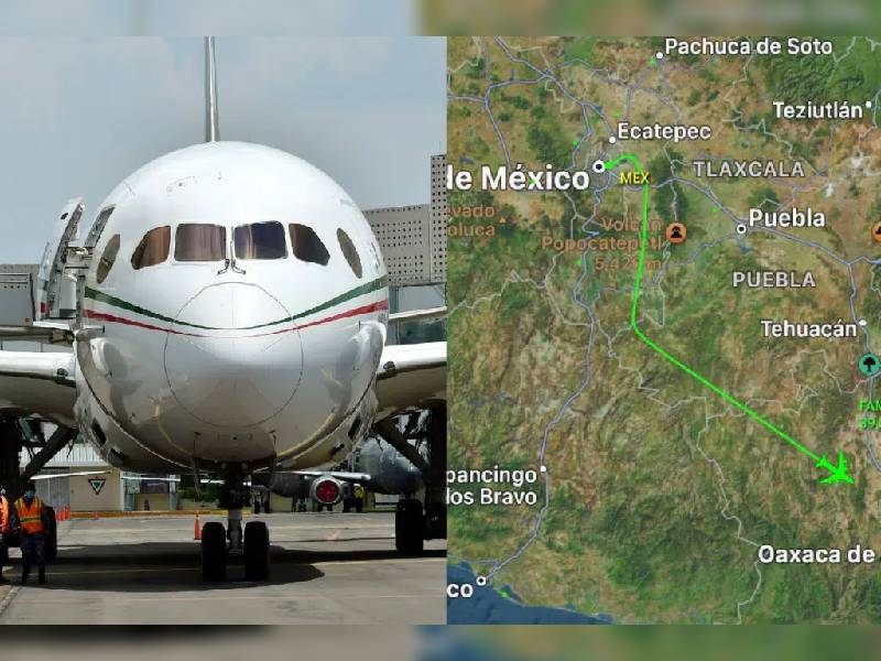 El Avión Presidencial está en movimiento