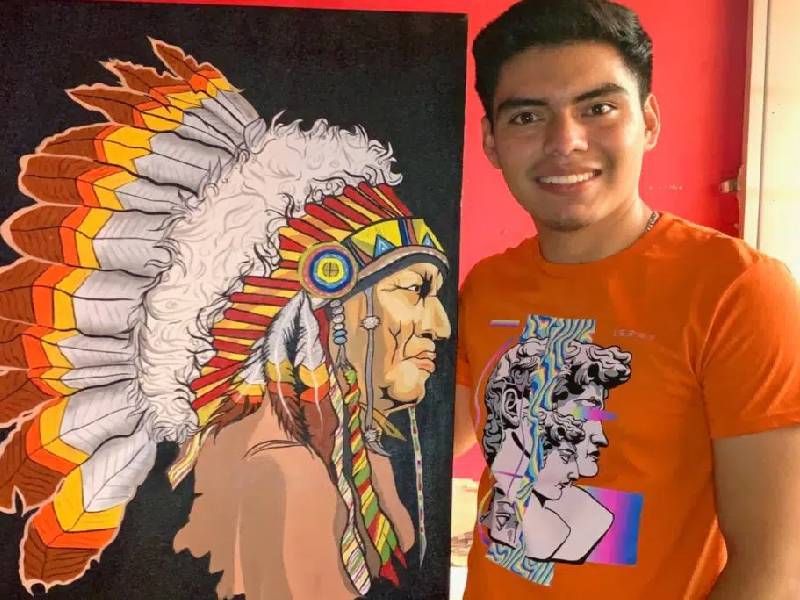 Al estilo pop art Edrey Estrella cautiva TikTok