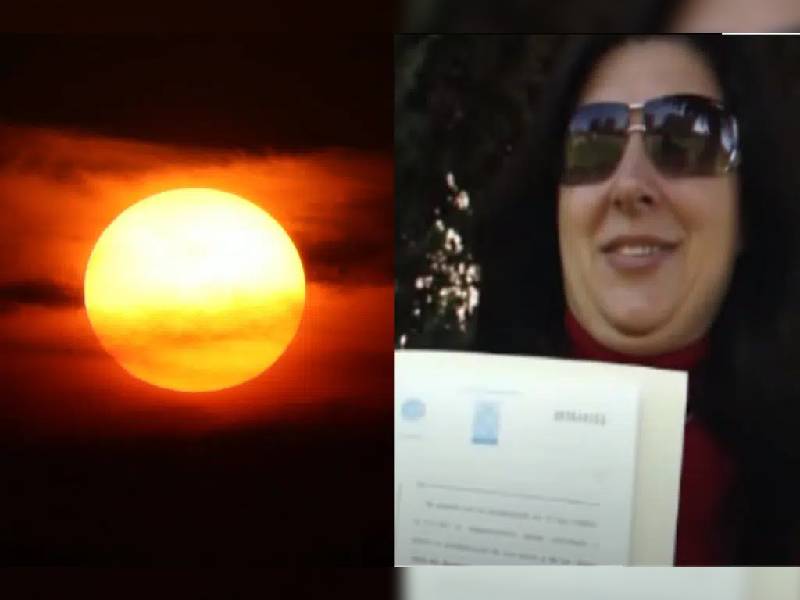 Mujer asegura ser dueña del sol; busca cobrar por su uso
