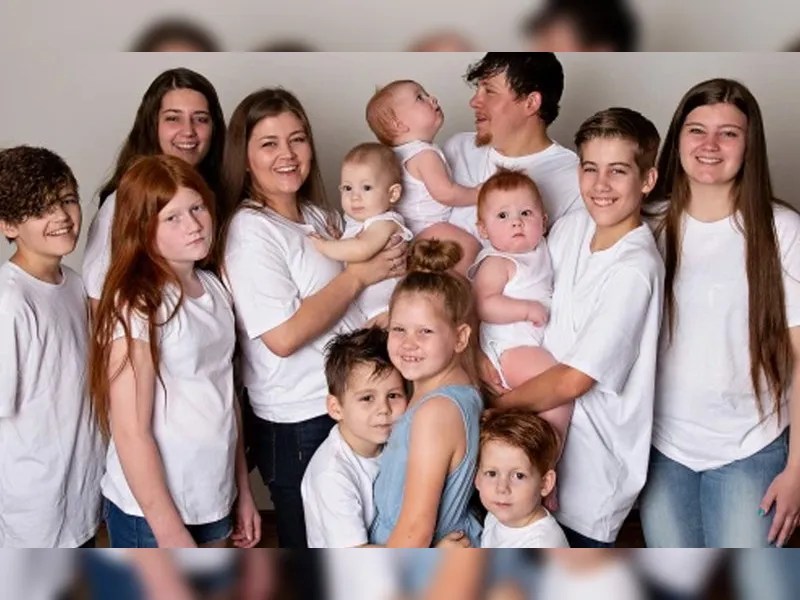 Mujer tiene 11 hijos