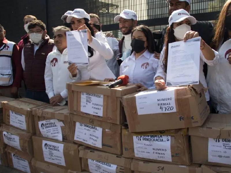 Lanza INE portal de verificación de firmas para revocatorio
