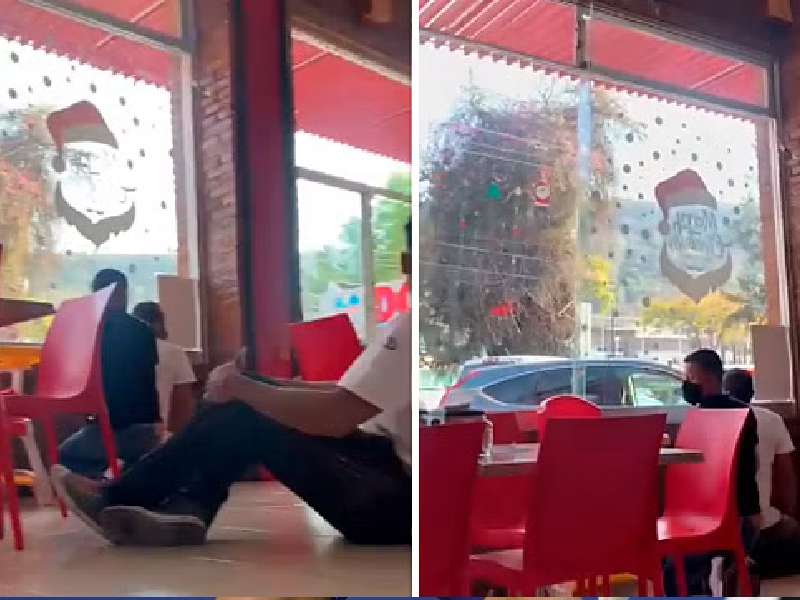 Van por tacos y terminan en medio de una balacera