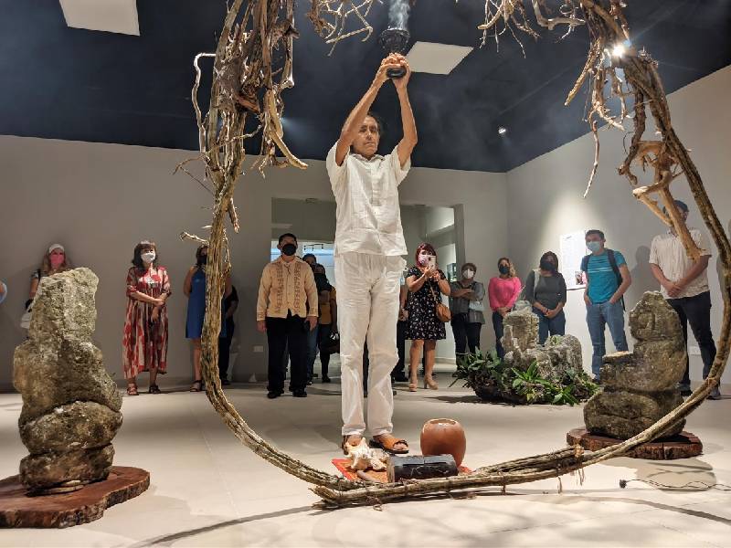 Inauguran la exposición escultórica ÔÇ£Evidencia MayaÔÇØ