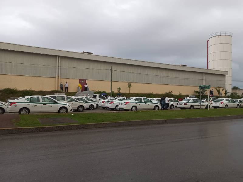 protesta de taxistas