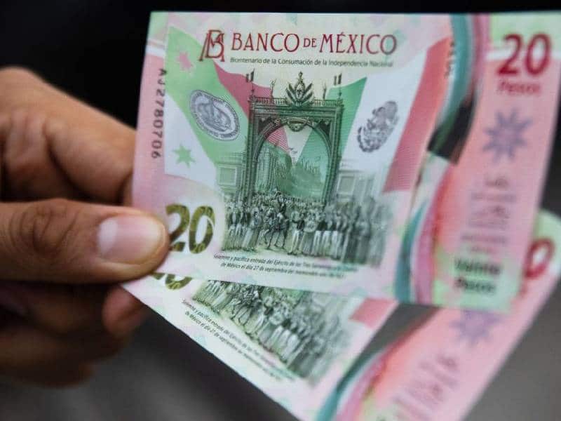 billetes de 20 pesos