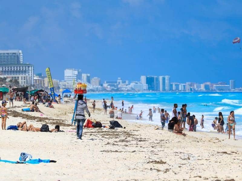 Temperaturas calurosas en Quintana Roo
