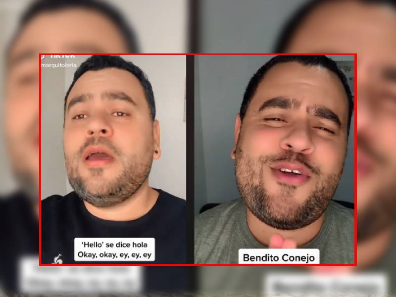 Tiktoker enseña inglés con canciones de Bad Bunny, J Balvin, Pitbull, Nodal y más