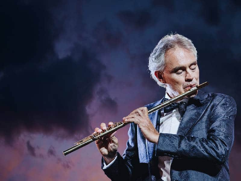 Andrea Bocelli en Playa Maroma Beach Club, 26 de febrero