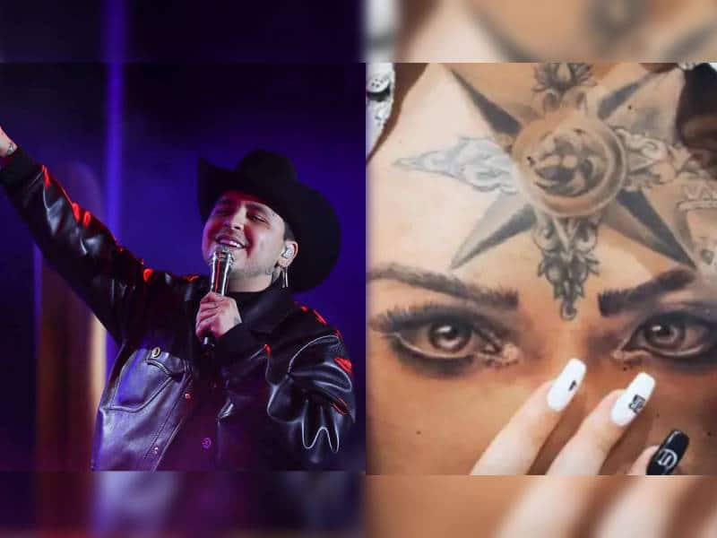 Nodal reaparece pero sin el tatuaje de los ojos de Belinda