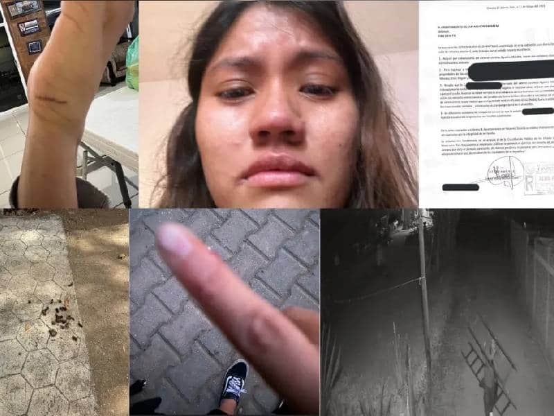 Llevan casi un año molestándonos: Mujer exhibe hostigamientos de vecinos