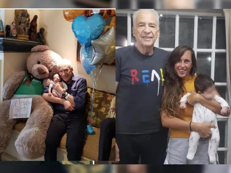 Un hombre de 83 años se convierte en padre