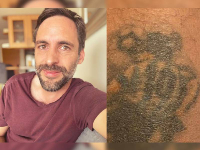 Reportero demuestra que no es un espía ruso con un ¡tatuaje de Maradona!