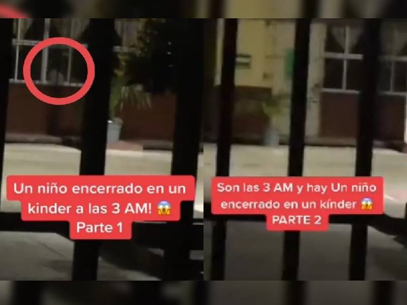 TikTok: Captan a niño fantasma en la madrugada en un Kinder