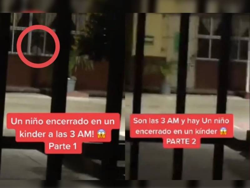 TikTok: Captan a niño fantasma en la madrugada en un Kinder