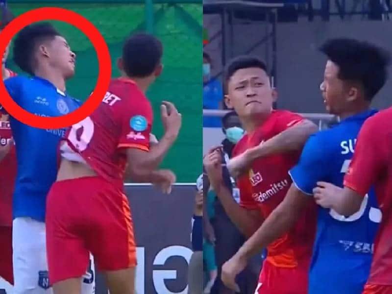 Video: ¡Le salió caro! futbolista noquea a rival; deja la cancha y el equipo