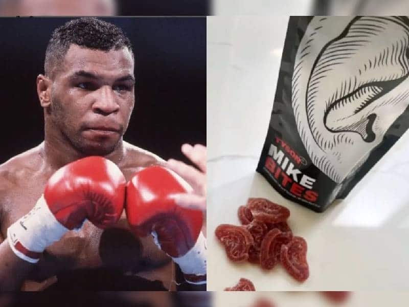 ¡Santas orejas! El boxeador, Mike Tyson lanza dulces hechos de Cannabis