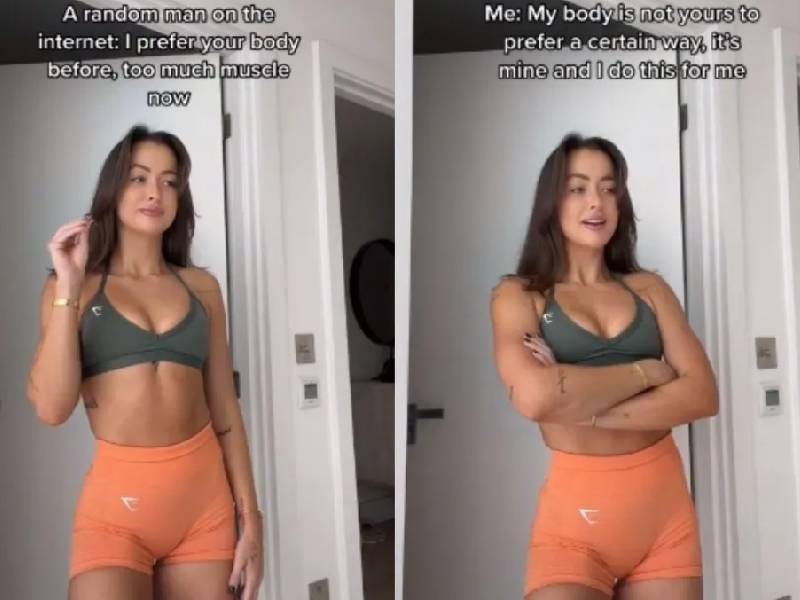 Chica fitness es criticada por tener ÔÇ£demasiado músculoÔÇØ