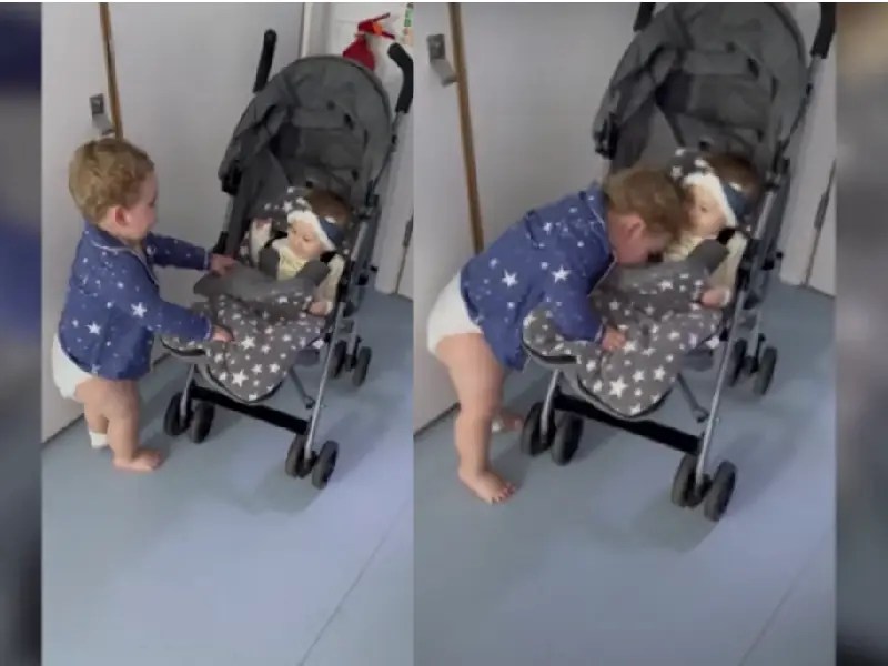 Niño conmueve con su reacción al ver a su hermanita tras ser operado
